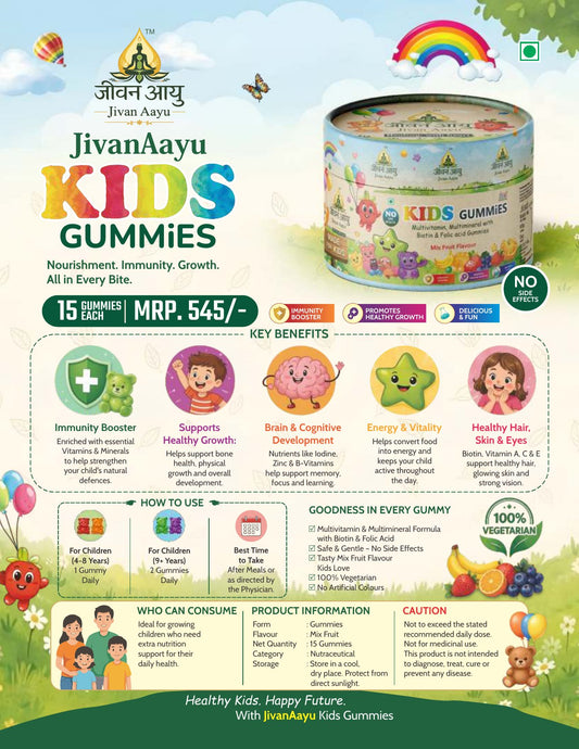 Jivan Aayu Kids Multivitamin Gummies